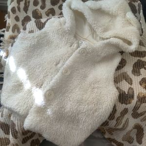 Harper Canyon White Faux Fur Toddler Vest